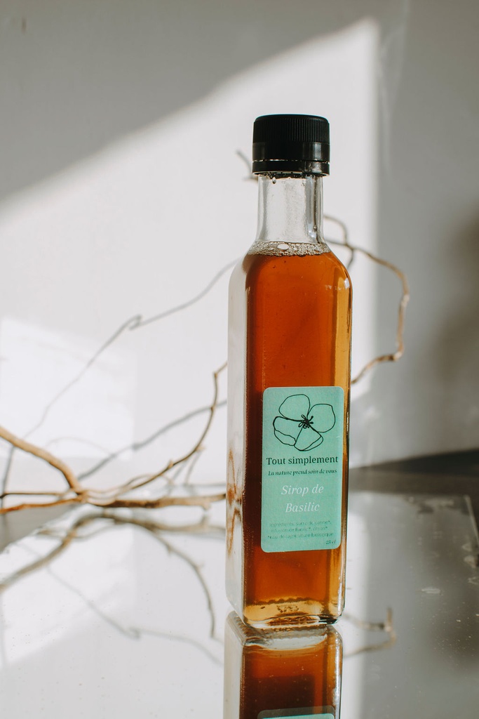 TS - Sirop de basilic - Bio - Bouteille de 25cl - Tout Simplement