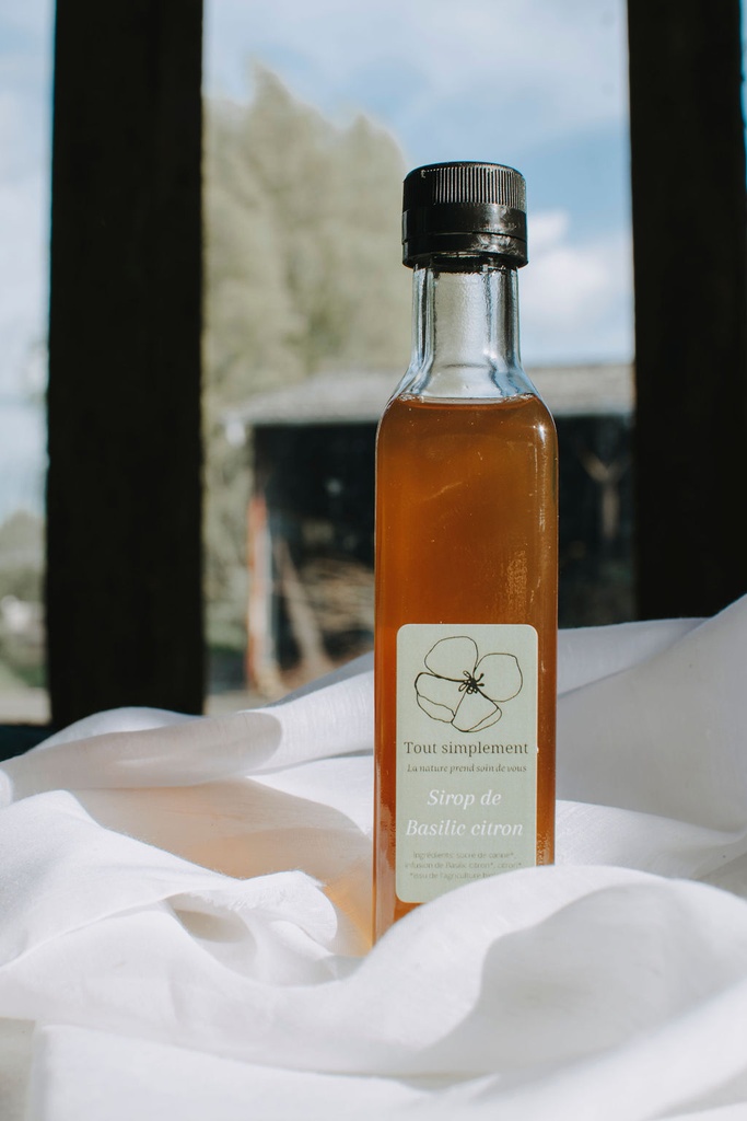 TS - Sirop de thym citronné - Bio - Bouteille de 25cl - Tout Simplement