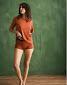 MAH - Boxer Femme Nina - Terracotta - Coton - Lemahieu