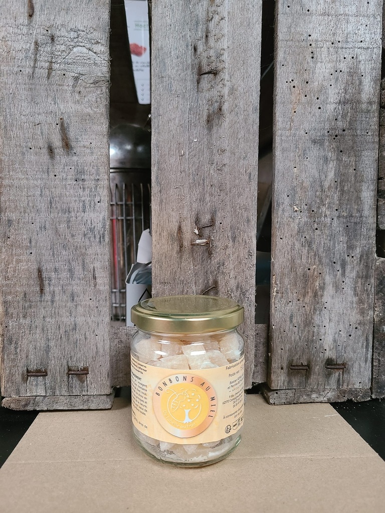 AF - Bonbons au miel - Pot de 150g - Presque Bio - De l'abeille au fruit
