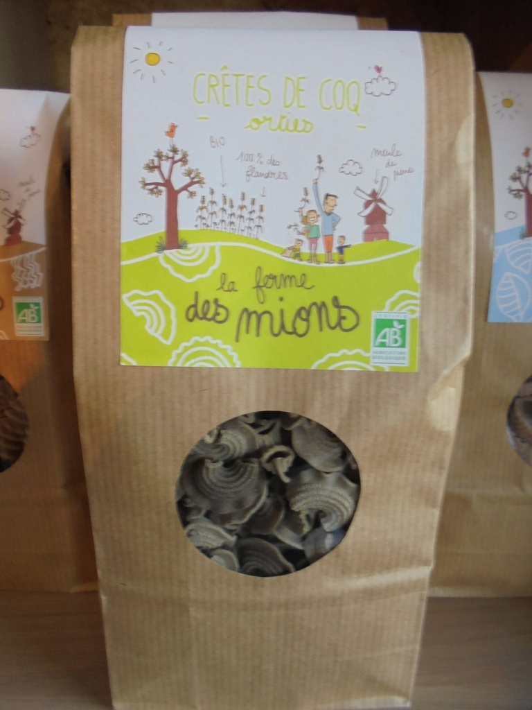 MI - Crêtes de Coq aromatisées Orties - Bio - Sachet de 250g - Ferme des Mions