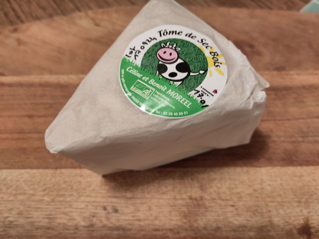 MO - Tome de Sec Bois Nature - 250g - Bio - Ferme Moreel