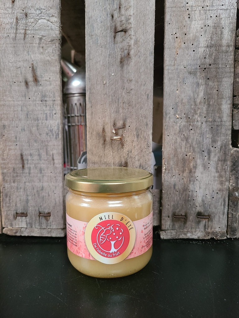AF - Miel d'été du Moulin de Maintenay - 500g - Presque Bio - De l'abeille au fruit