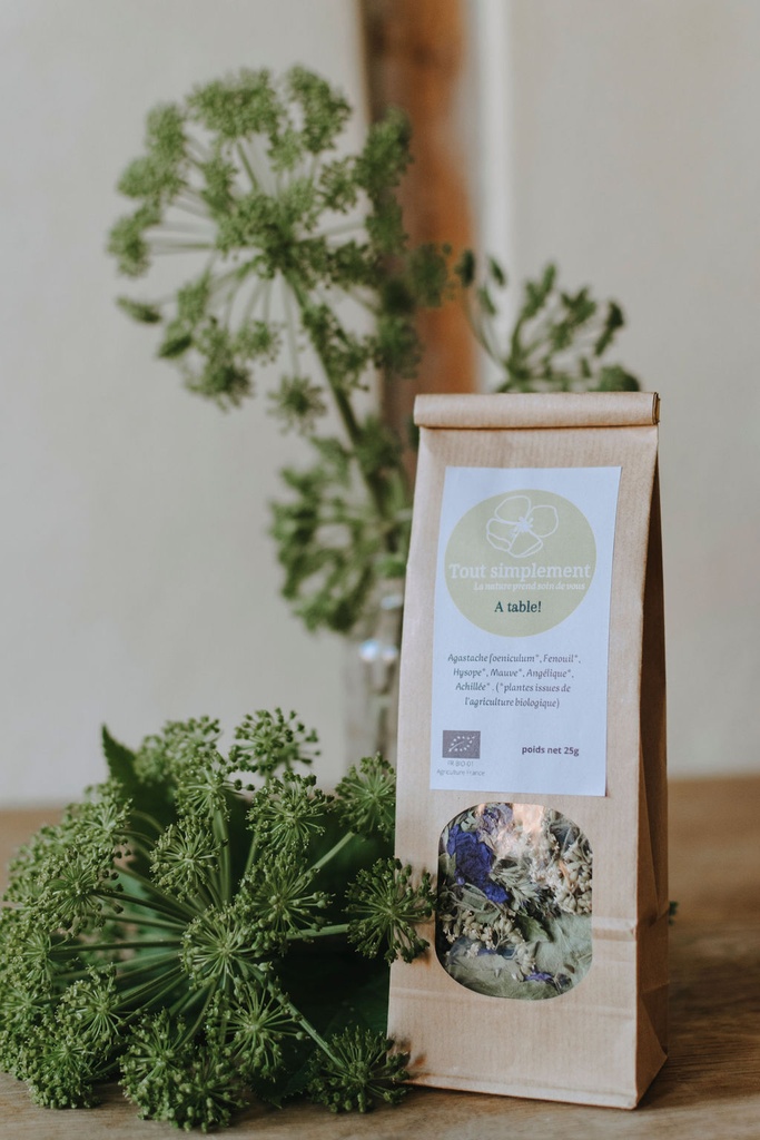 TS - Tisane "À plat ventre" - Bio - Sachet de 25g - Tout Simplement