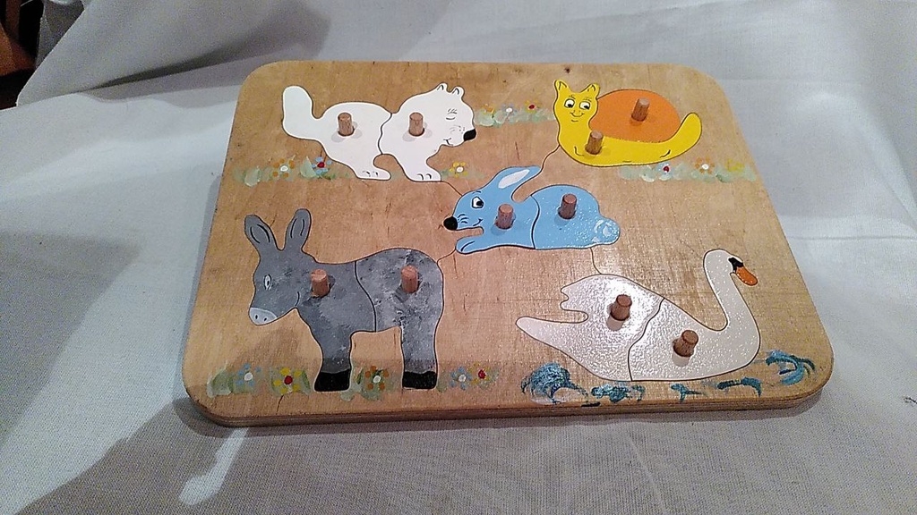 AG - Puzzle Animaux - Bois - Atelier Gepetto