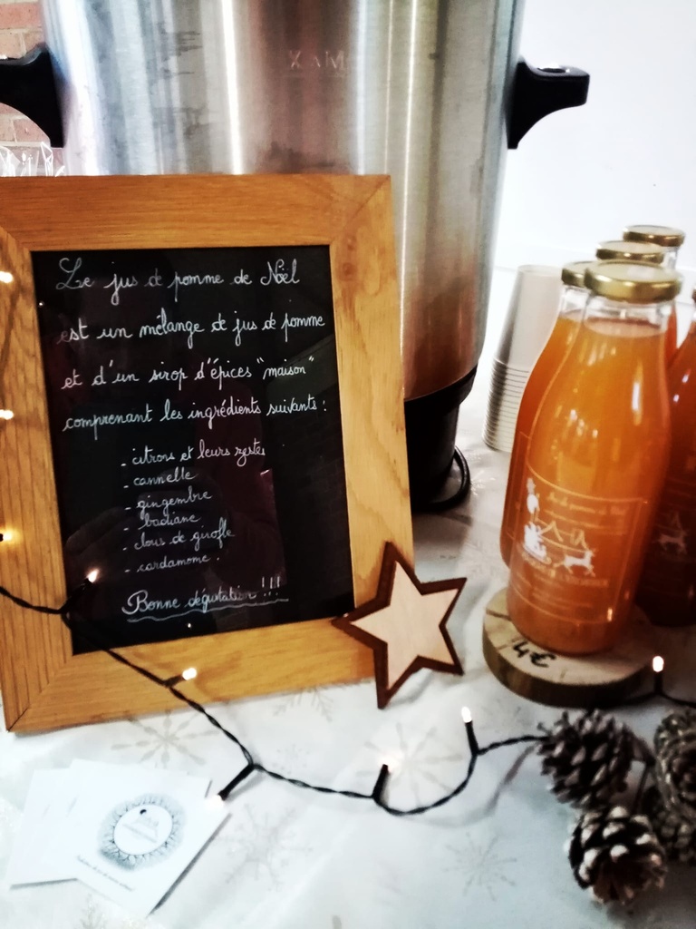VE - Jus de Pomme de Noël - 75cl - Consigné - Bio sans label - Verger Escapades