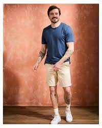 MAH - T-shirt homme col rond Alin - marine - Lin - Lemahieu