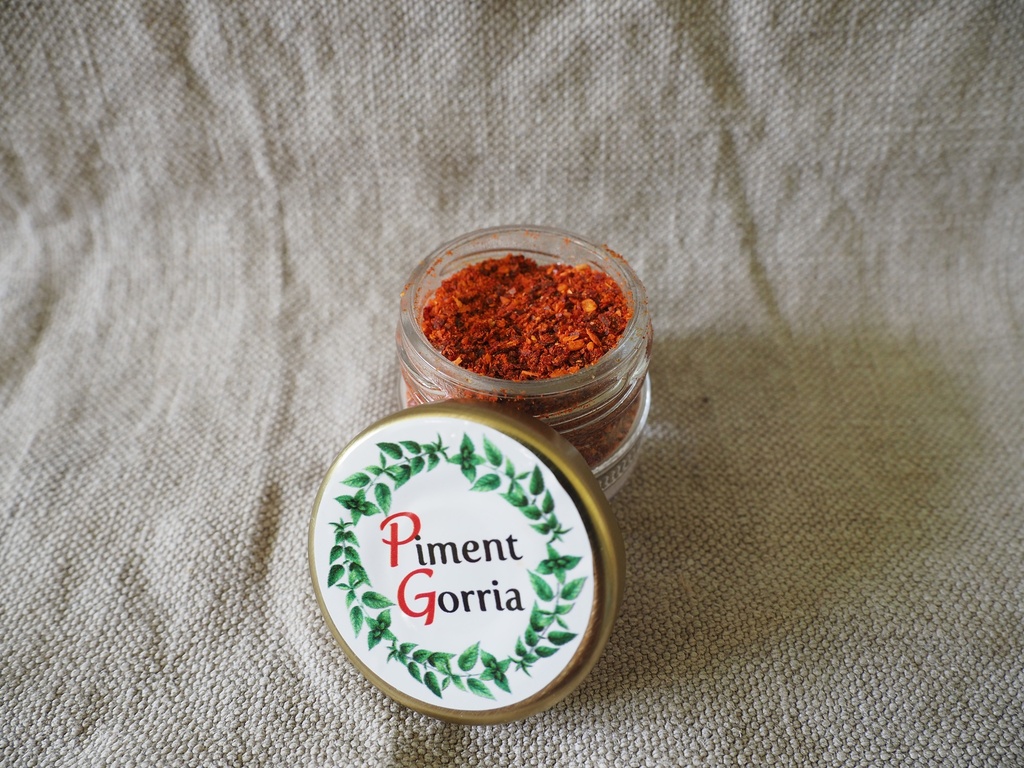 JL - Piment Gorria Bio - Pot de 20g - Jardin des Loufs