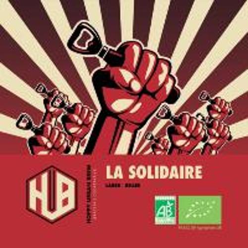 HUB - Bière "La Solidaire" - Bio - 4.7° - 33cl