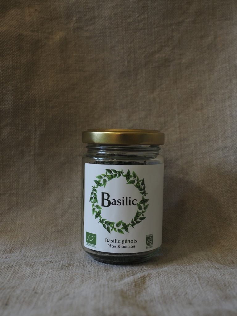 JL - Basilic Bio - Pot de 15g - Jardin des Loufs