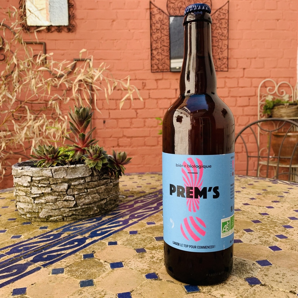 TD - Bière Prem's - Lager - 75cl - Bio - Brasserie Tandem