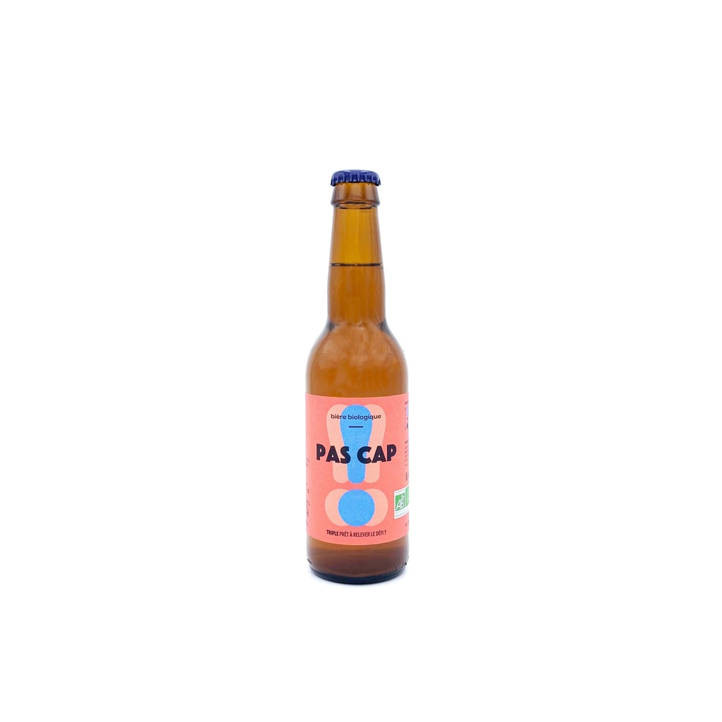 TD - Bière Pas Cap - Triple - 33cl - Bio - Brasserie Tandem