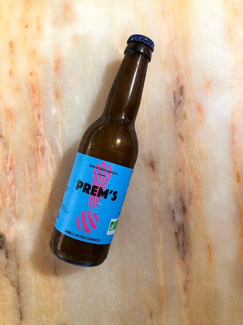 TD - Bière Prem's - Lager - 33cl - Bio - Brasserie Tandem