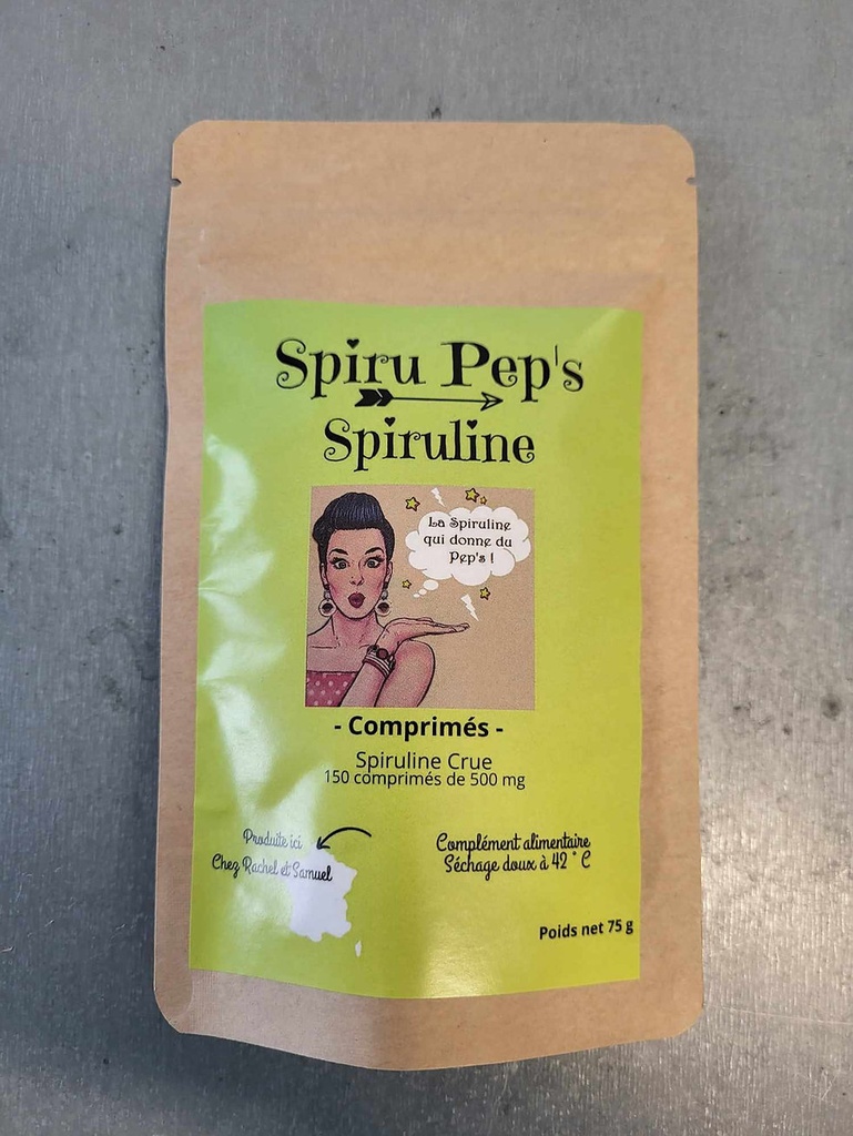 SPI - Comprimé de spiruline - 500mg - SpiruPep's