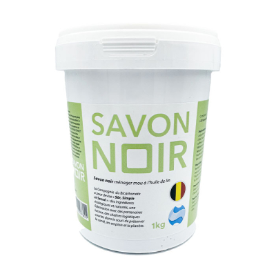 GAB - Savon mou à l'huile de lin - Bidon d'un kilo - La compagnie du bicarbonate