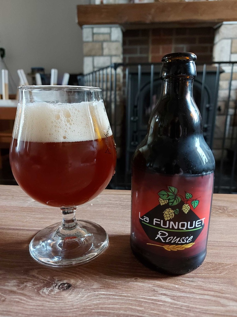 BF - Bière La Funquet Rousse - 33cl - Brasserie du Funquet